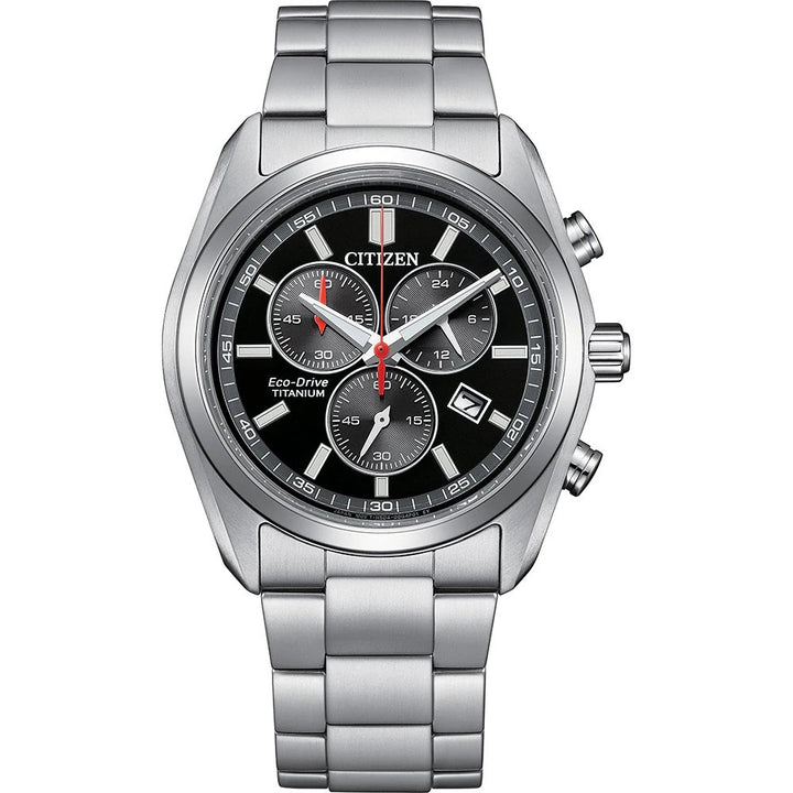Citizen Super Titanium Chronograph AT2590-59E Solar heren horloge 40 mm