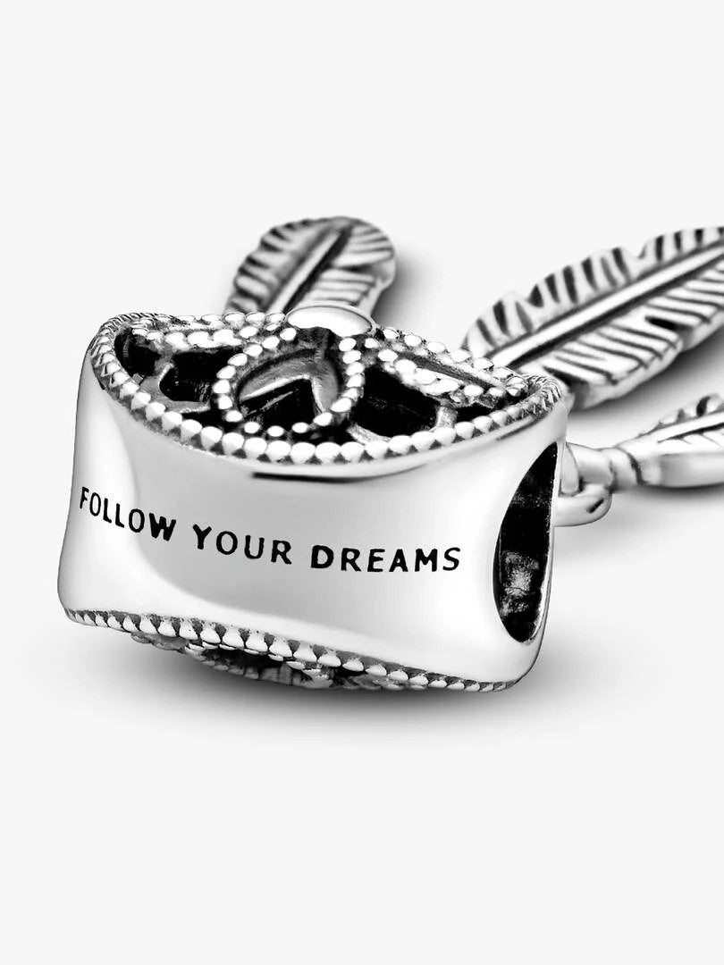Dream catcher silver charm 797200