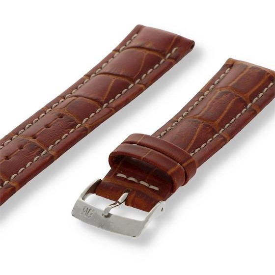MOR Plus Alligator bruin 22 mm