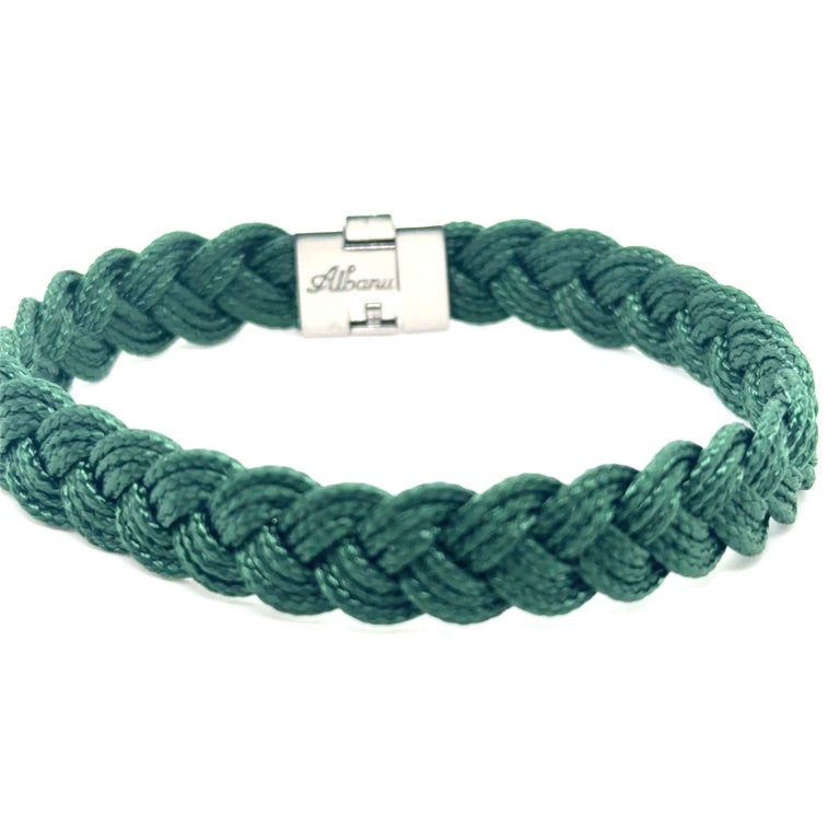 Albanu English Green steel cordon bracelet 606 TCM AC – 20 cm