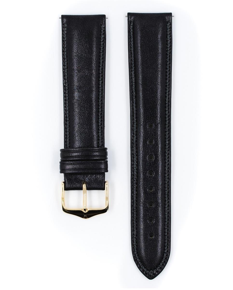HIRSCH ASCOT L BLACK SHINY CALF 20/18MM