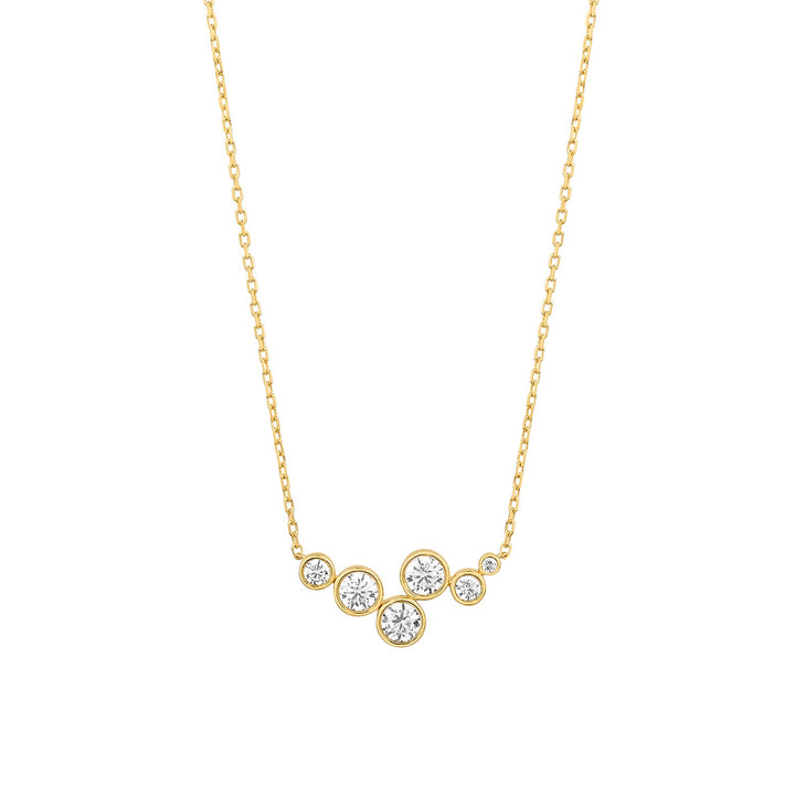14 Karaat Gouden Diamanten Collier 0,43 ct
