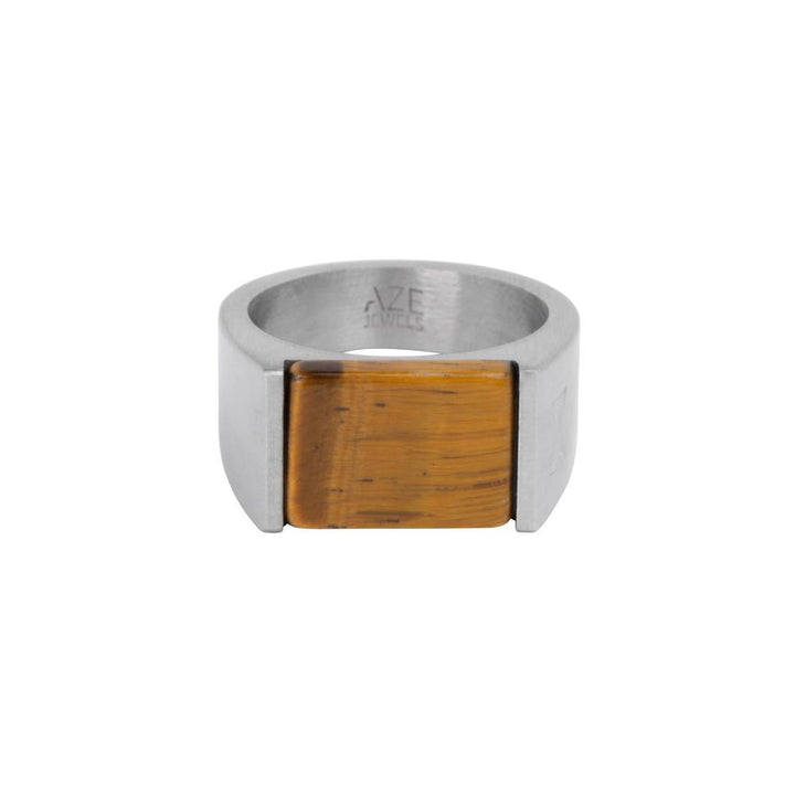 RING SIGNET ROCKS ONYX -AZ-RG007-A