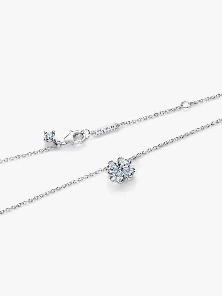 Pandora Sparkling Lucky Clover Collier 394502C01