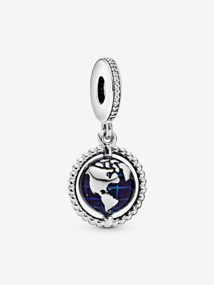 Pandora Spinning Globe Hangende Bedel 798021CZ