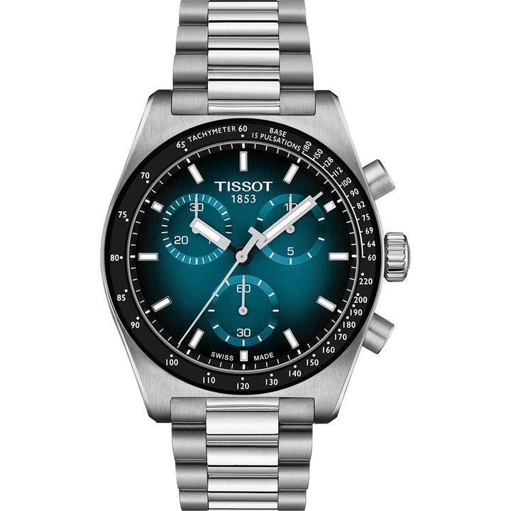 Tissot PR516 chronograaf T149.417.11.041.01 staal blauw 40mm