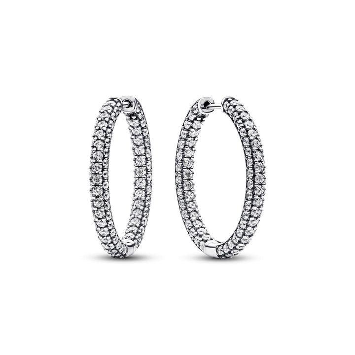 Pandora Timeless zilveren oorringen met zirkonia 293016C01