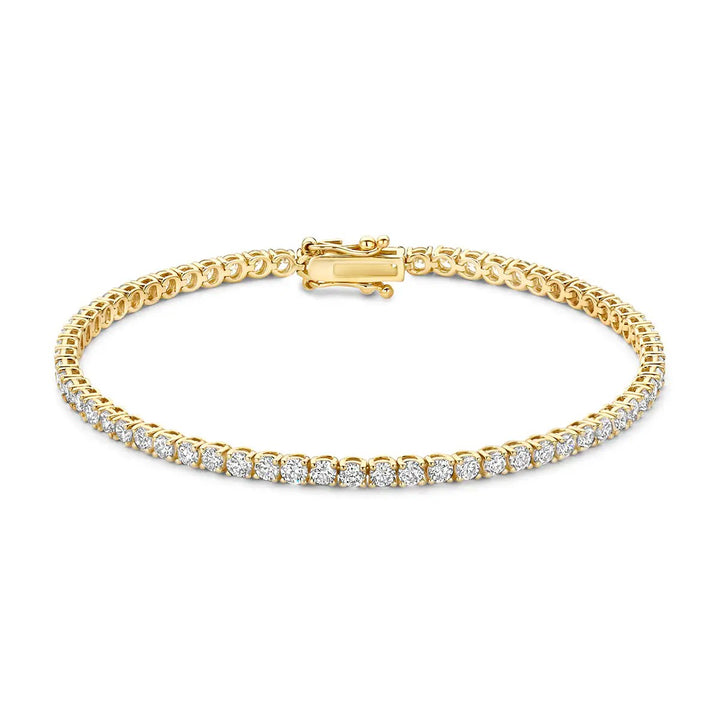Lab diamonds armband LG2007Y/17 - 14k Geelgoud
