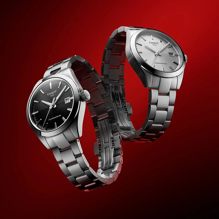 Tissot Gentleman T165.807.11.031.00 automaat staal zilver 38mm