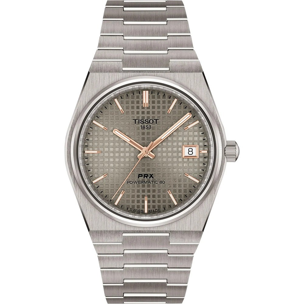 Tissot PRX T1378074406100 PRX Powermatic 80 Titanium Horloge 38 mm
