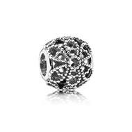 Pandora 791282 Opengewerkte Bedel zilver Rozen 791282