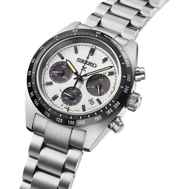 Seiko Prospex Speedtimer SSC961P1 ‘Youngtimer’ Monochrome 39 mm – Solar Chronograaf