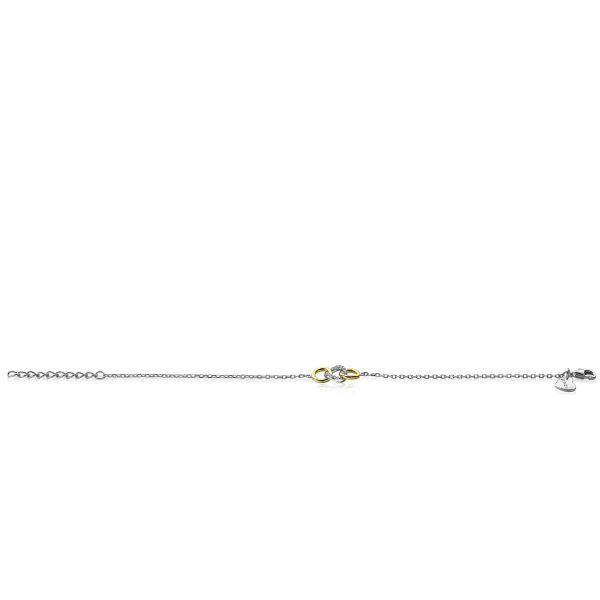 ZINZI armband geel verguld 3 rondjes ZIA2045Y