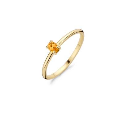 Blush Jewels ring 1204YCI - 14k Geelgoud met Citrine maat 54