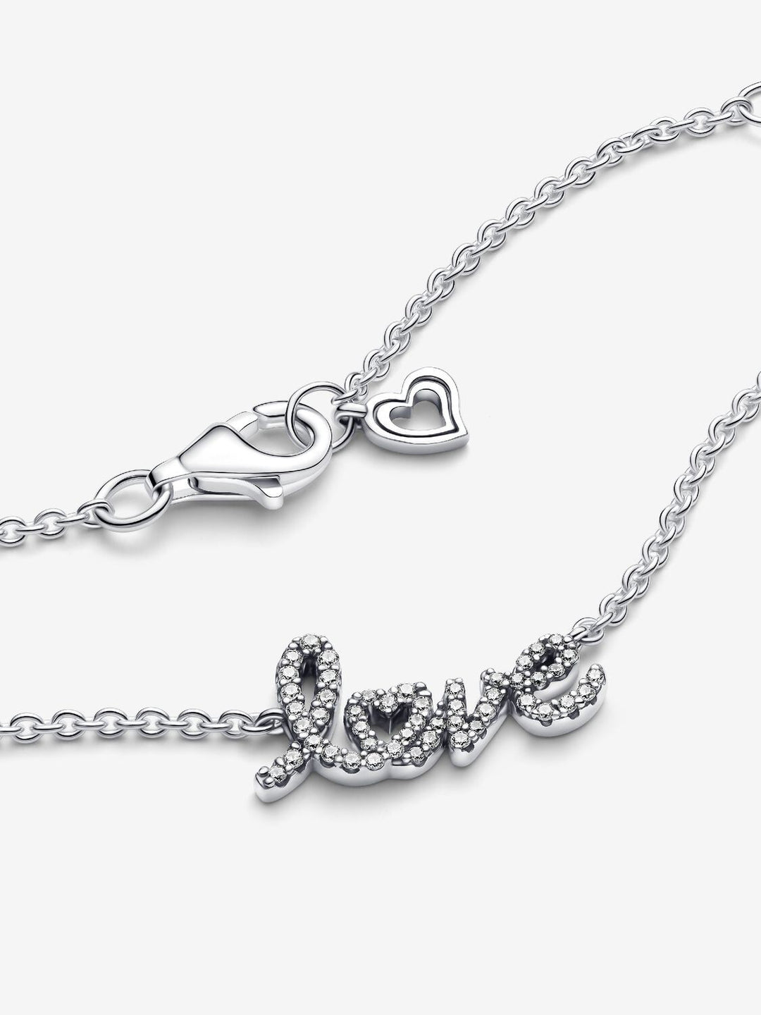 Sprankelende halsketting love 393076C01
