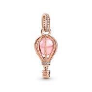 Pandora 789434C01 - Sprankelende Roze Luchtballon - Hangende Bedel