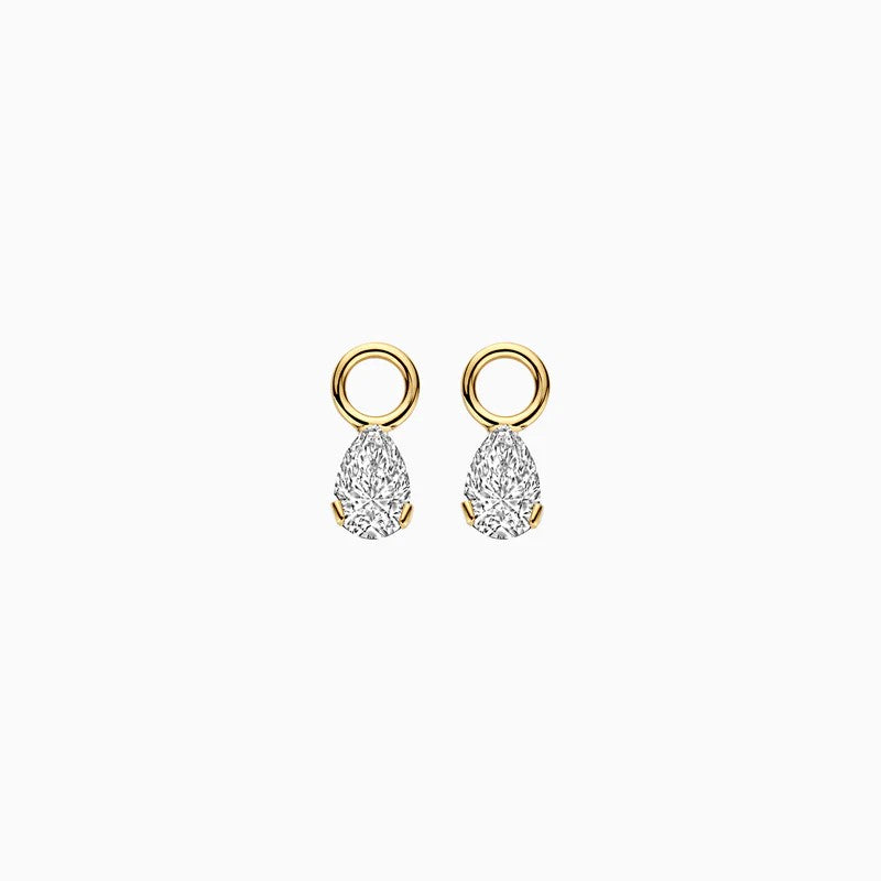 Lab Diamonds Oorbel bedels LG9004Y/S - 14k Geelgoud