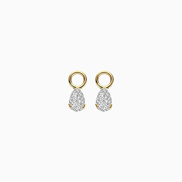 Lab Diamonds Oorbel bedels LG9004Y/S - 14k Geelgoud