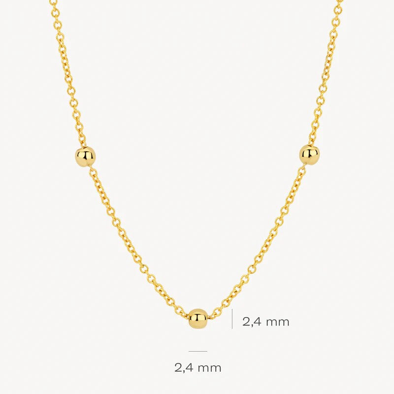 14k Geelgoud Collier 3145YGO