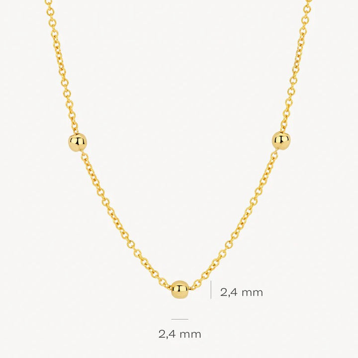 14k Geelgoud Collier 3145YGO