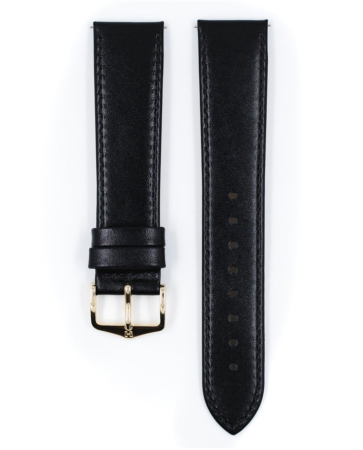 HIRSCH OSIRIS L BLACK SHINY CALF 16/14MM