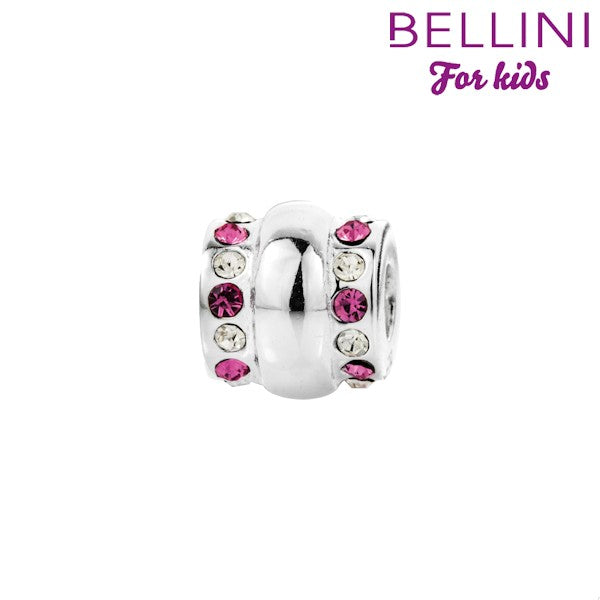 Tedora Bellini Zilveren Bedel Roze & Witte Zirkonia – 564.413