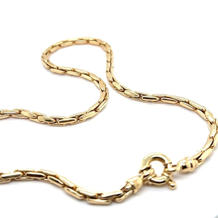 14 kt collier Gárdano schakel collier 46 cm