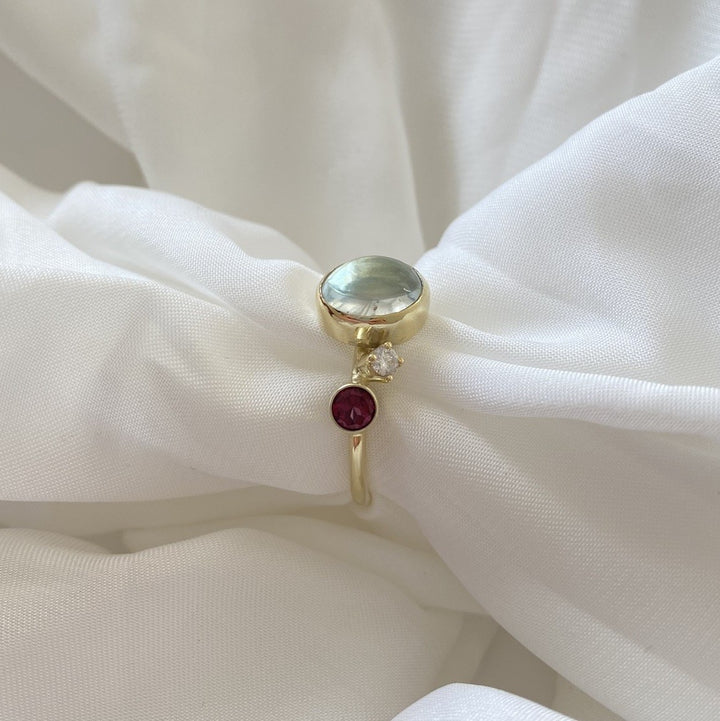 Goudsmid Vera 14 karaats geelgouden ring Nora
