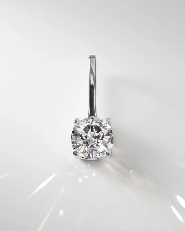 925 Sterling Zilveren Hanger met Lab Grown Diamant – 0.10 ct E VS2