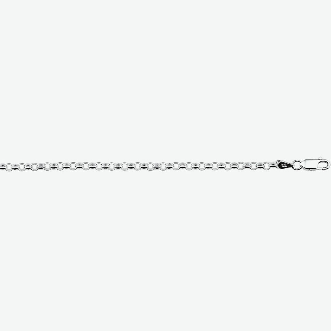 zilveren armband jasseron 2,5 mm  15 cm kinderarmband