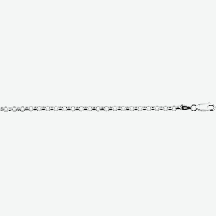 zilveren armband jasseron 2,5 mm  15 cm kinderarmband