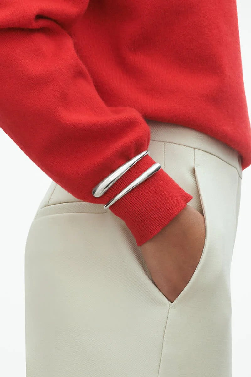 Georg Jensen Mercy Twist Bangle Zilver M 20001934000