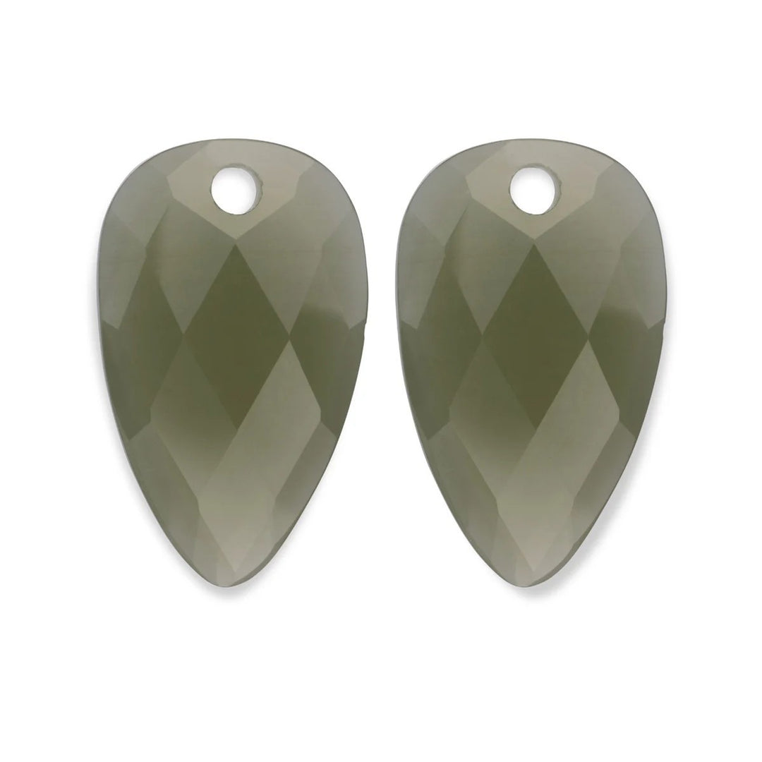 Earstones | Blossom - Lime Jade EAGEM64