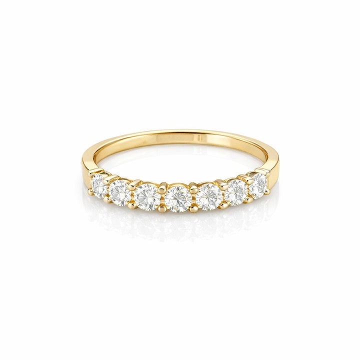 14 kt geel memoire ring ilusiezetting 0.24crt H/Si