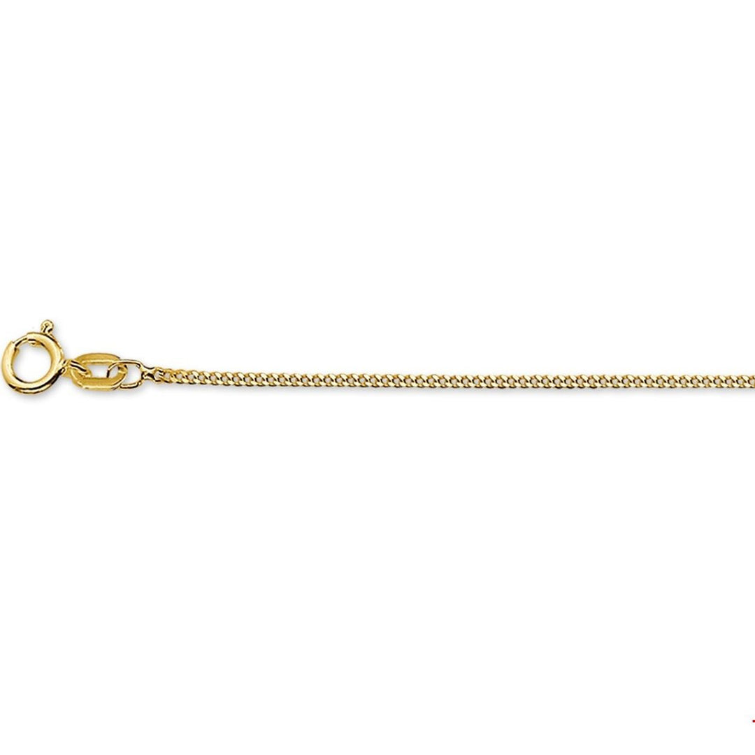 8 kt gourmett collier 1.6 mm 45 cm geelgoud 8.1145