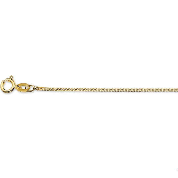 8 kt gourmett collier 1.6 mm 45 cm geelgoud 8.1145