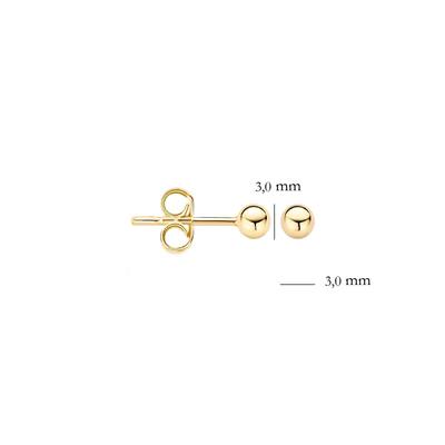 Blush Jewels oorknoppen 7120YGO - 14k Geelgoud