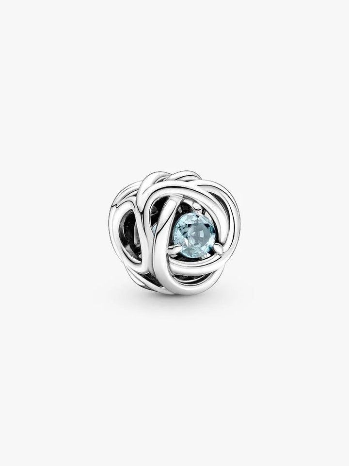 Pandora Maart Geboortesteen Zeeblauwe Oneindige 790065C09