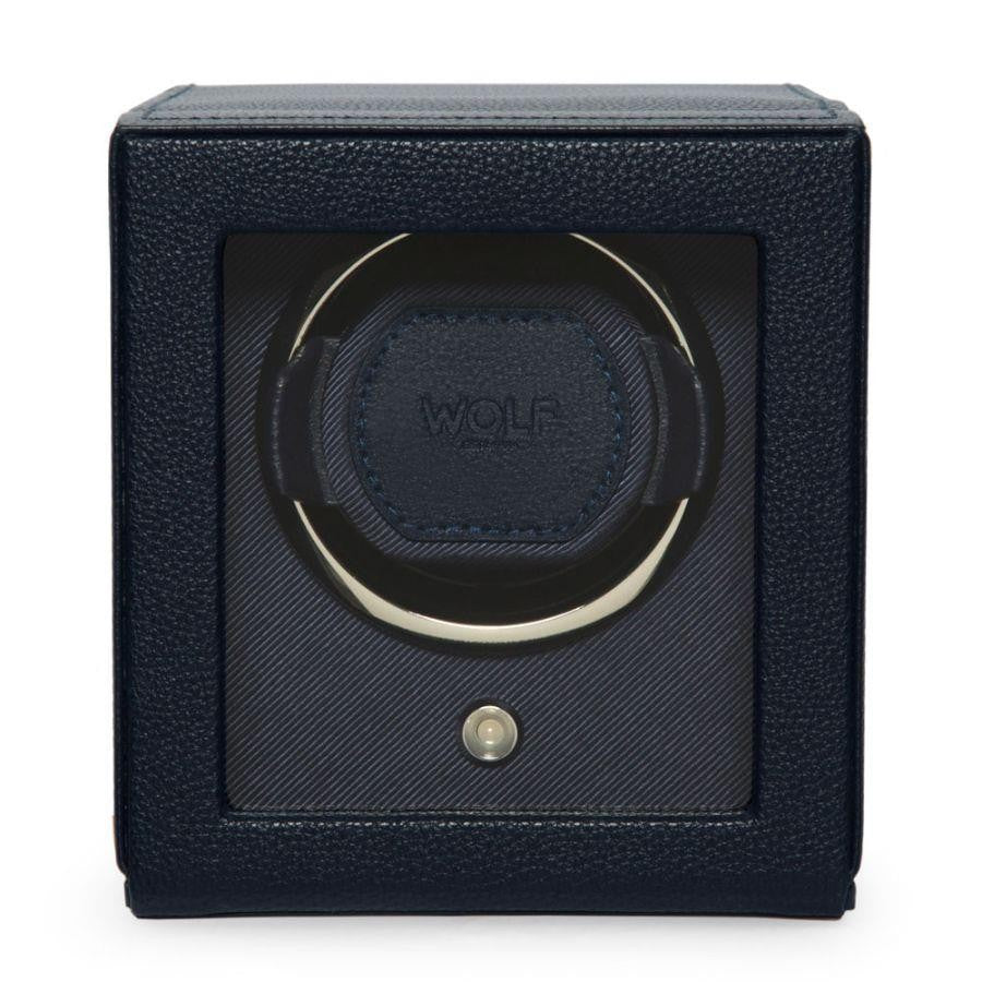 CUB SINGLE WATCH WINDER WITH COVER  4611141 Navy