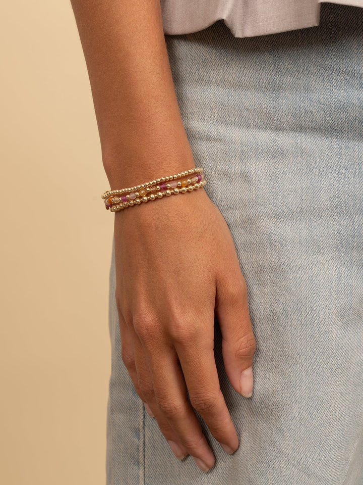 Sparkling Jewels Interstellar Armband Multi Gem SBG-MULTI03-3MM-MIX