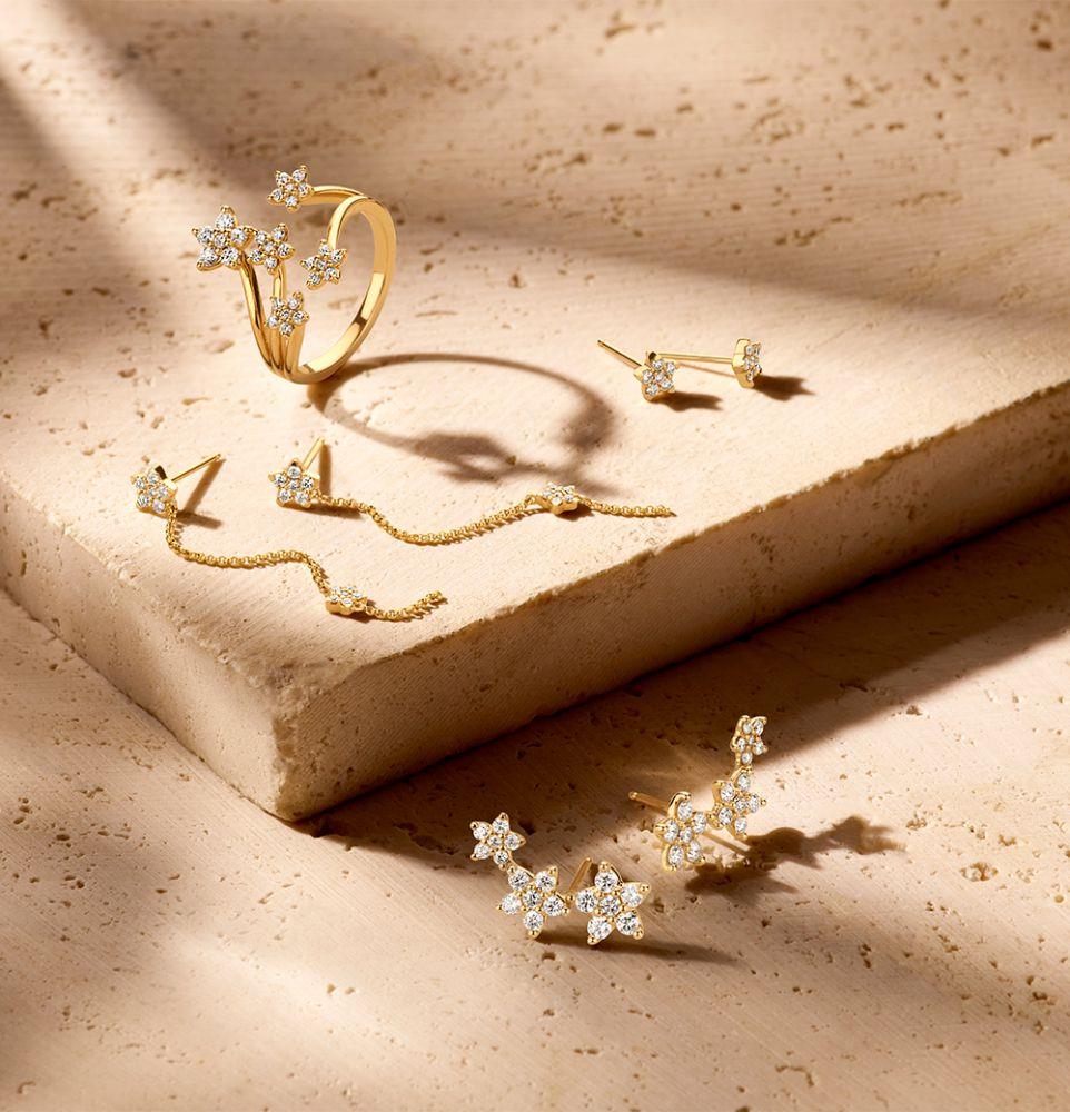 Ring geelgoud briljant 0.51 crt. RG117332-54