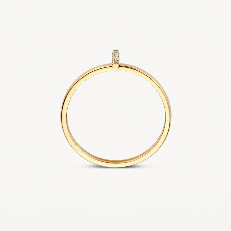 Blush Ring 14 Karaats Geelgoud met Zirkonia - 1252YZI