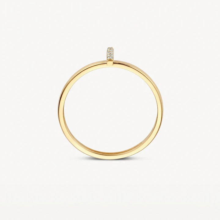 Blush Ring 14 Karaats Geelgoud met Zirkonia - 1252YZI
