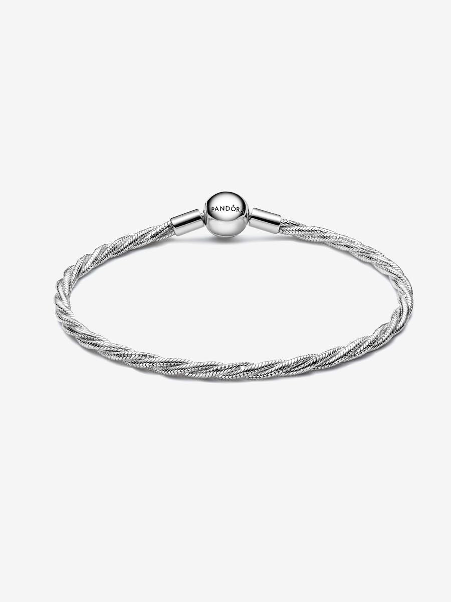 Round Pandora  Twisted Snake Chain 593757C00 19 cm