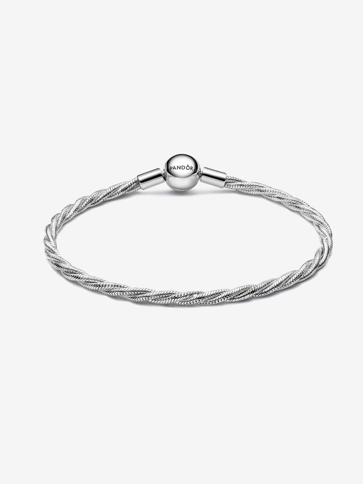 Round Pandora  Twisted Snake Chain 593757C00 19 cm