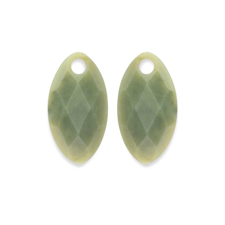 Earstones | Blossom Southern Jade EAGEM61-FCLF-S