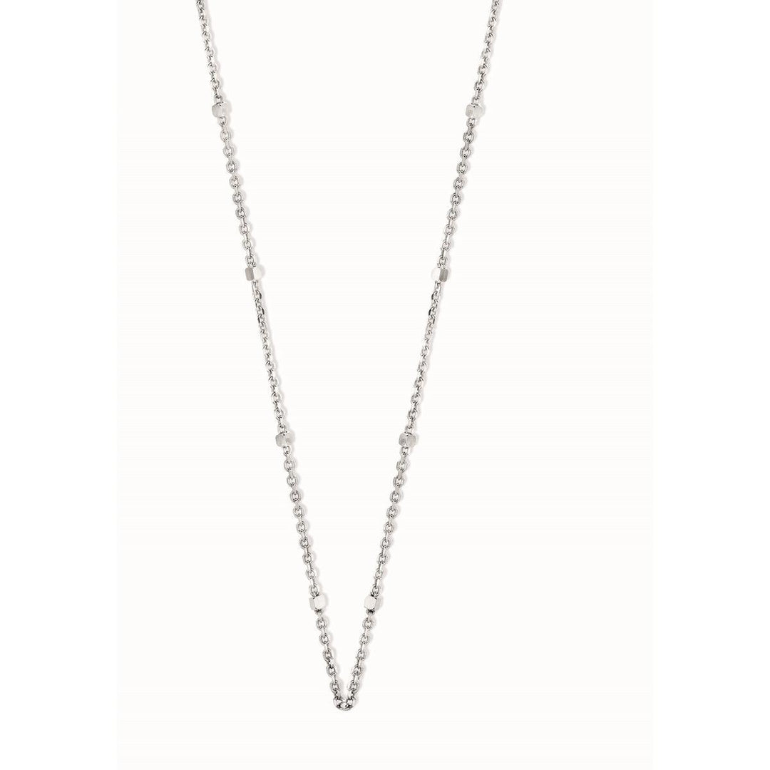 Halsketting meerdere motieven Au750 Wit goud 18 kt 047852/42