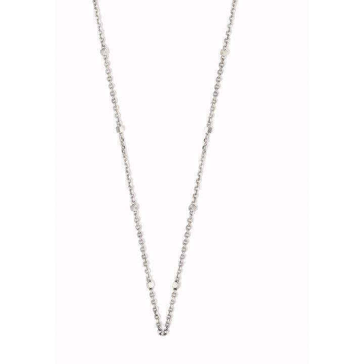 Halsketting meerdere motieven Au750 Wit goud 18 kt 047852/42