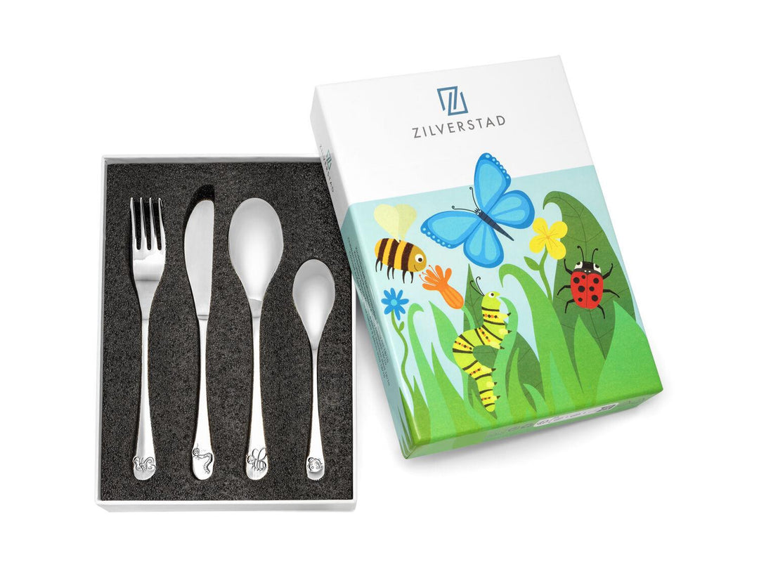 Kinderbestek Natuurvriendjes, 4-delig, RVS 82152010