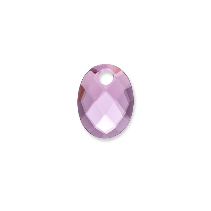 Sparkling Jewels Pendant Edelsteen Medium Oval Aubergine Quartz – PENGEM59-MO